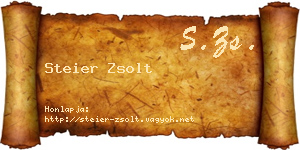Steier Zsolt névjegykártya