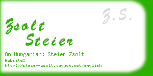 zsolt steier business card